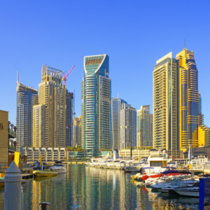 Dubai skyline properties